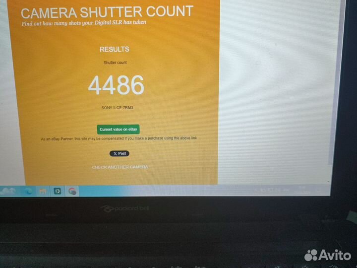 Sony alpha a7r iii пробег 4500