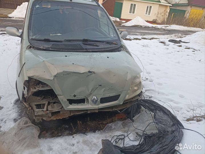 Renault Scenic 1.6 МТ, 2000, битый, 300 000 км