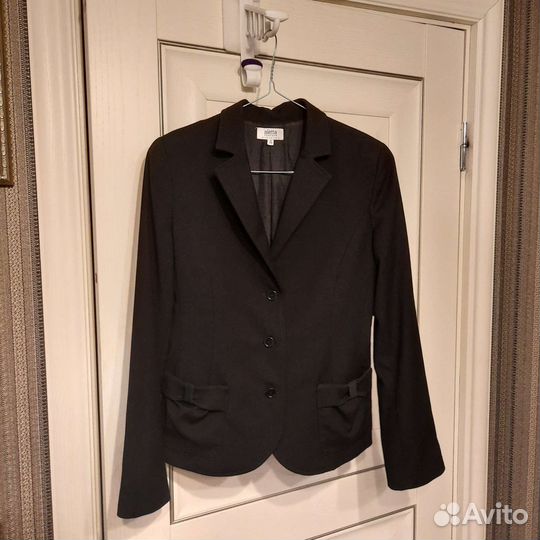 Черный школьный пиджак Aletta для девочки 146-152