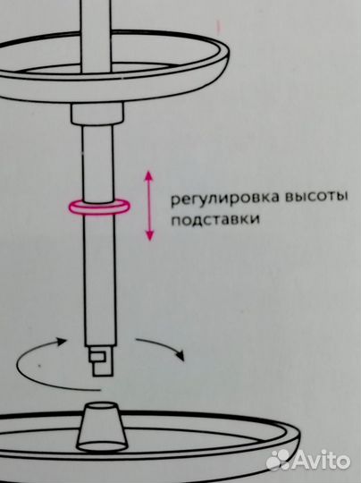 Зеркало с подставкой