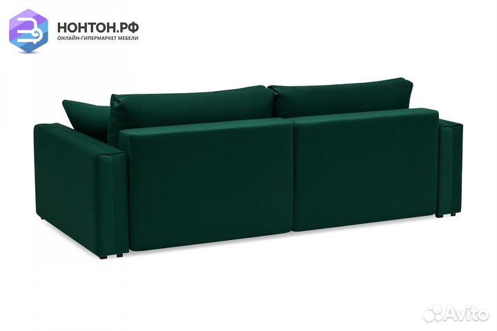 Диван тик-так Монарх изумрудный