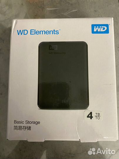 Внешний жесткий диск Western Digital WD 4 tb