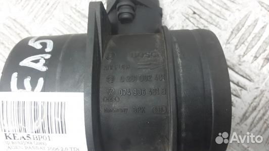 Расходомер воздуха дизельный volkswagen passat B6