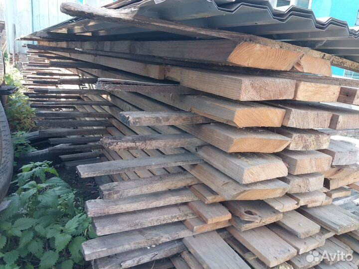 Доска обрезная бу