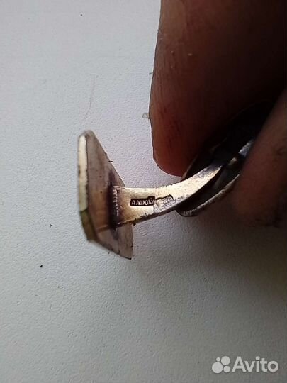 Запонка СССР 875 проба