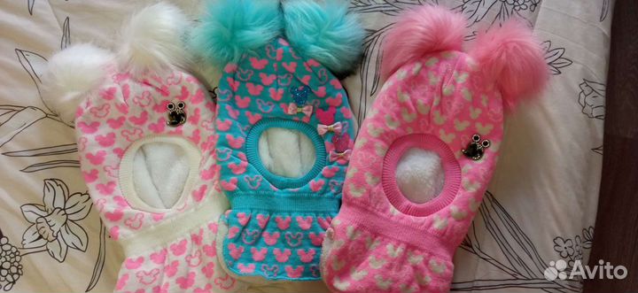 Шапка шлем для девочки зимняя