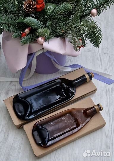 Тарелка из бутылки