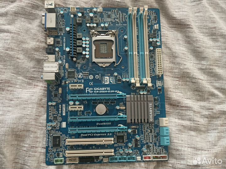 Материнская платаgigabyte ga z68a-d3h-b3