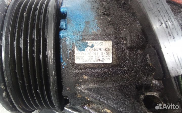 Компрессор системы кондиционирования Toyota Auris