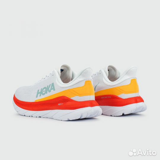 Кроссовки Hoka Mach 4 White Red