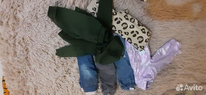 Пакет вещей для девочки 80 86