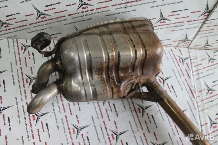 Глушитель w211 OM646 mercedes рестайл