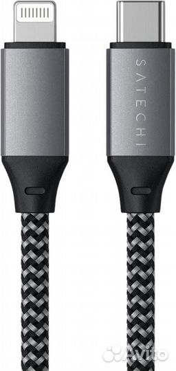 Кабель Satechi USB-C to Lightning MFI Cable 25 см