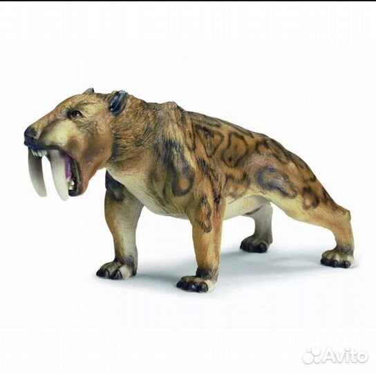 Мамонтенок и смилодон schleich