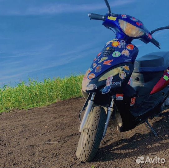 Скутер авм Storm L 70cc + второй двигатель
