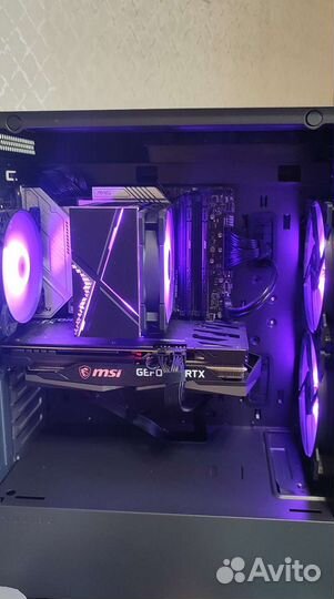 Игровой компьютер с монитором