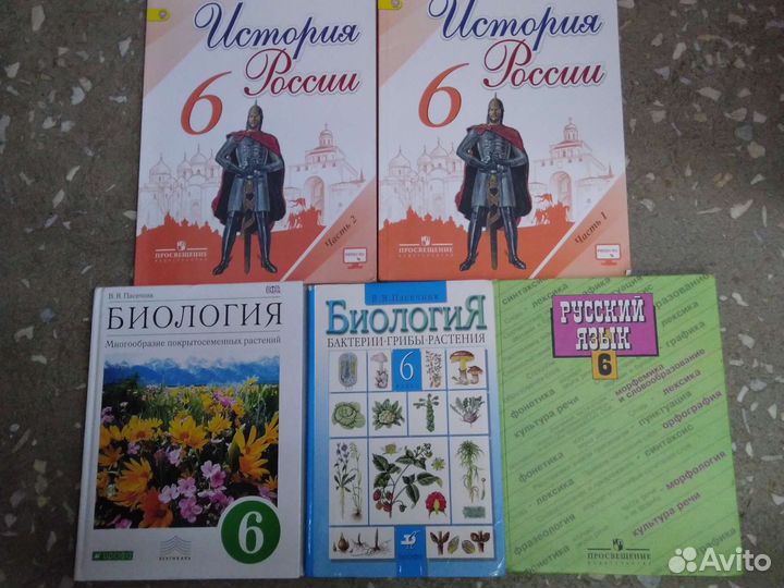 Учебники 6 класс