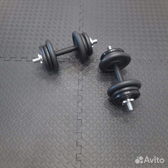 Гантели разборные новые. 23,2кг