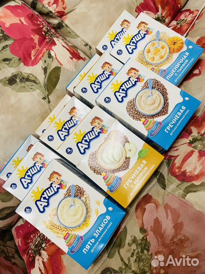 Каша агуша и флер альпин