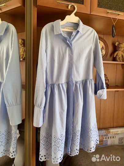 Платье халат 44