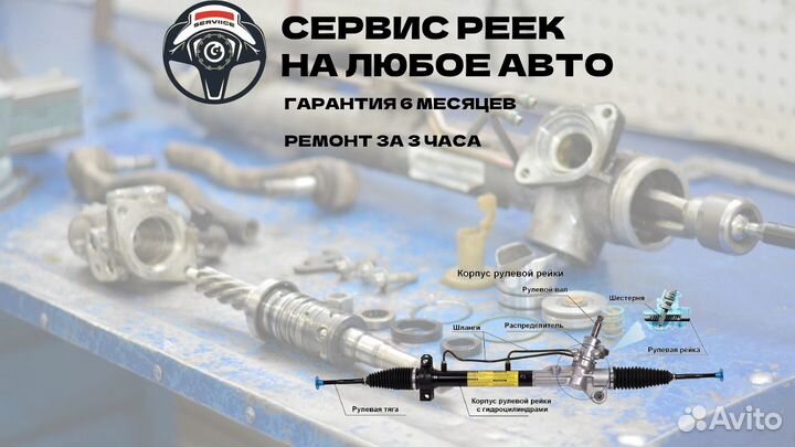 Рулевая рейка Ситроен C3 Сitroen С3