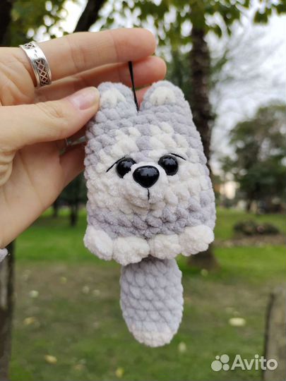 Брелок Хаски Лиса