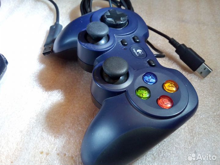 Xbox 360 оригинал проводной + Logitech F310