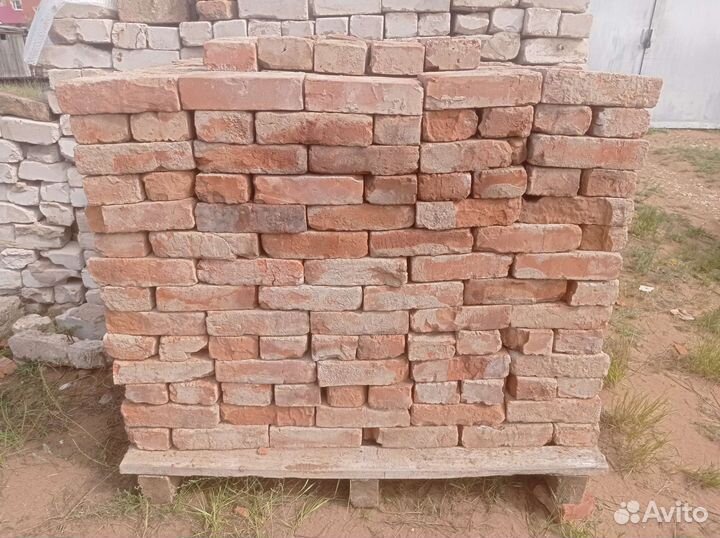 Б/у красный кирпич
