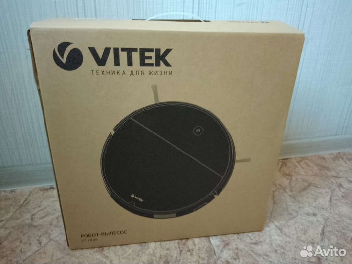Робот пылесос vitek vt-1808