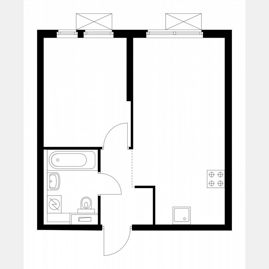 1-к. квартира, 34,2 м², 33/33 эт.