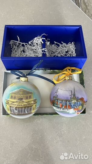Игрушки на елку стекло