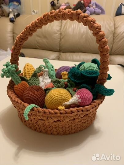 Вязанные овощи