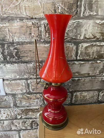 Настольная лампа под керосинку СССР