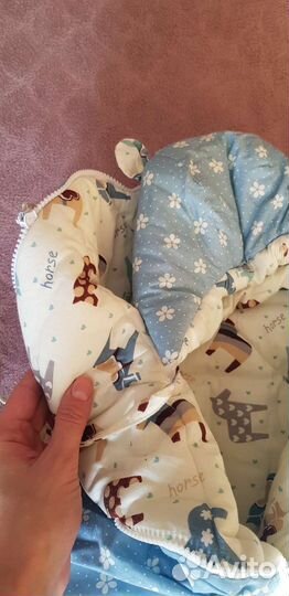 Детский конверт на выписку зимний