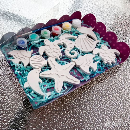 Набор для творчества из гипсовых фигурок