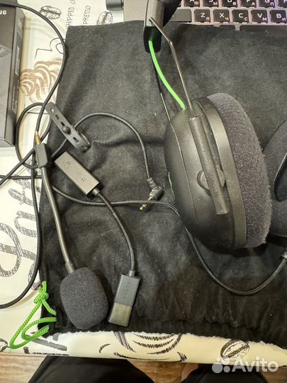 Наушники razer blackshark v2 + usb sound card