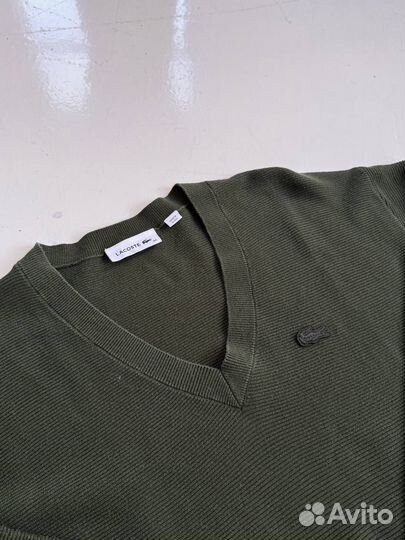 Винтажный зеленый джемпер Lacoste