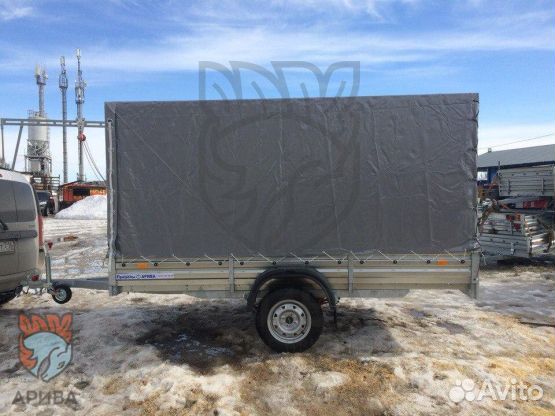 Прицеп 12.012 для снегохода,мотоцикла с тентом 150
