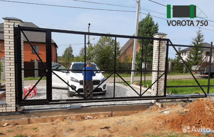 Откатные ворота, установи сам