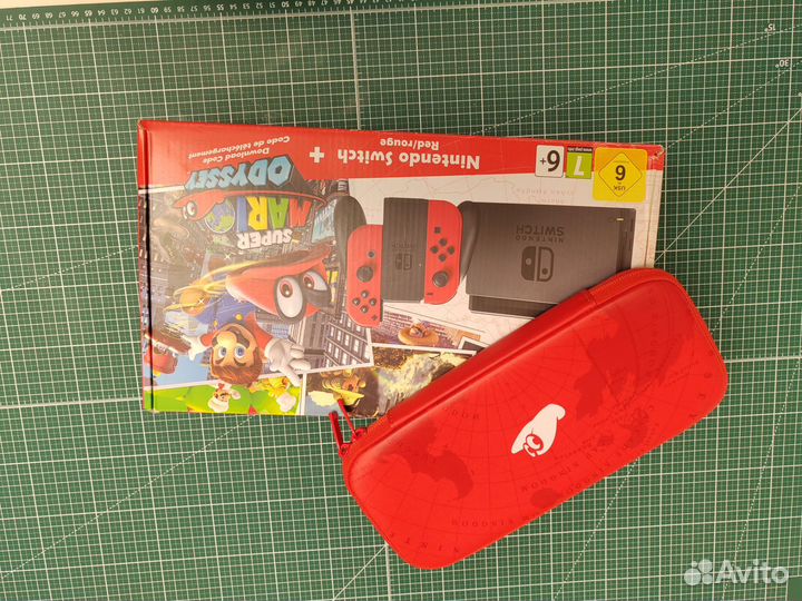 Nintendo switch mario edition прошитый 256GB