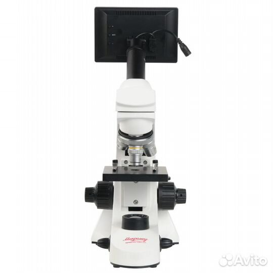 Микроскоп школьный Микромед Эврика 40х-1280х LCD ц
