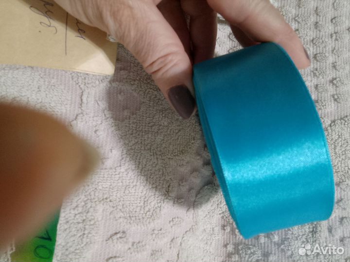 Атласная лента и кружево