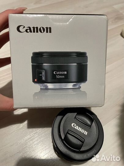 Объектив canon 50mm 1 8 stm