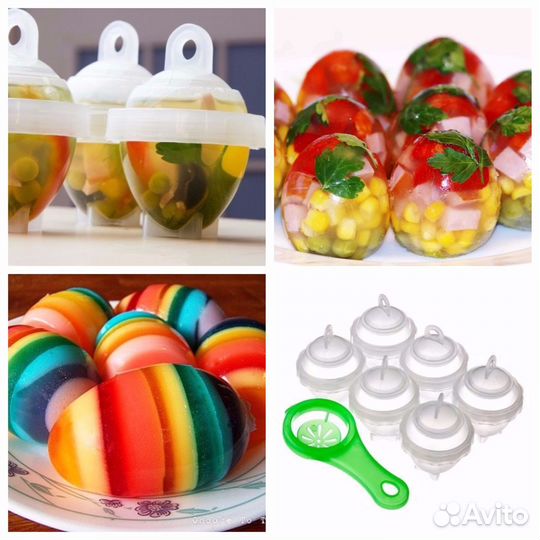 Контейнеры для варки яиц без скорлупы