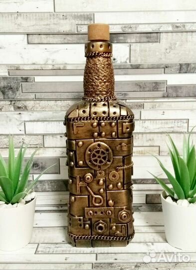 Бутылка стимпанк