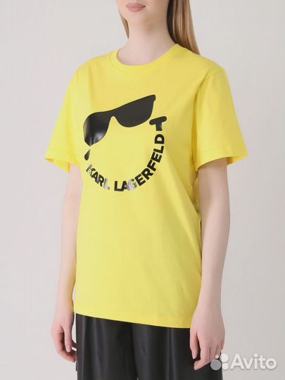 Футболка хлопковая karl x SmileyWorld Karl Lagerfe