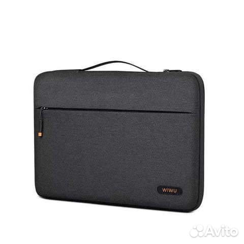 Сумка для MacBook 13д чёрного и серого цвета