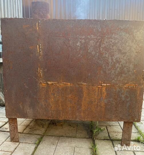 Продам печь буржуйка, толщина металла 10мм