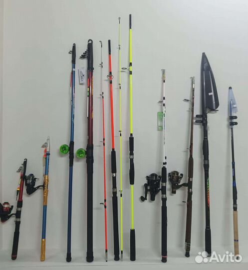 Удочки, донки, спиннинги