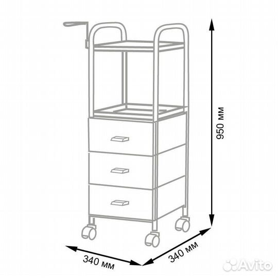 Парикмахерская тележка